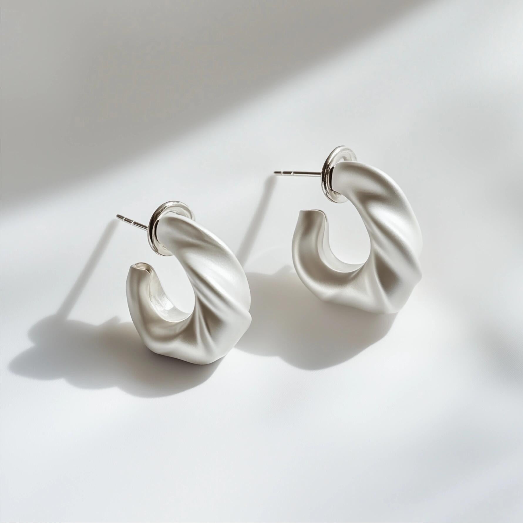 asymmetric earrings ， art earrings， freeform earrings， designer earrings， Hermays earrings， handmade artisan earrings， modern abstract earrings， lightweight statement earrings， unique designer earring brands， earrings for women gift， hermaysearrings 