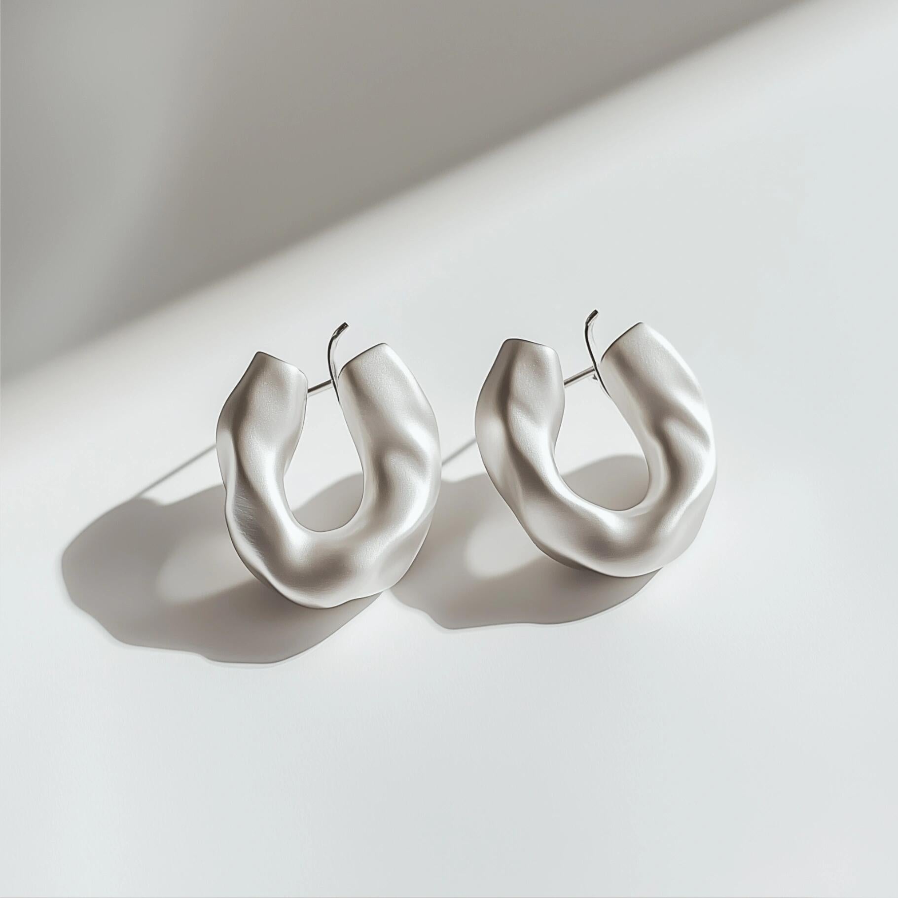 asymmetric earrings ， art earrings， freeform earrings， designer earrings， Hermays earrings， handmade artisan earrings， modern abstract earrings， lightweight statement earrings， unique designer earring brands， earrings for women gift， hermaysearrings 