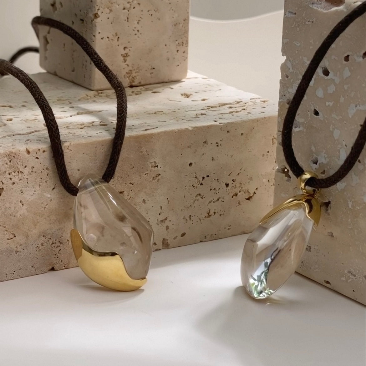 Glacier-White Crystal Necklace