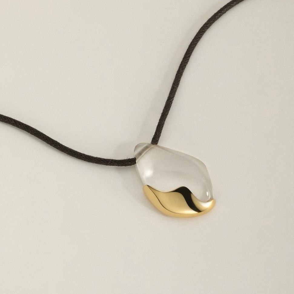 Glacier-White Crystal Necklace