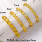 Natural Golden Crystal Good Luck Bracelet