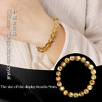 Natural Golden Crystal Good Luck Bracelet