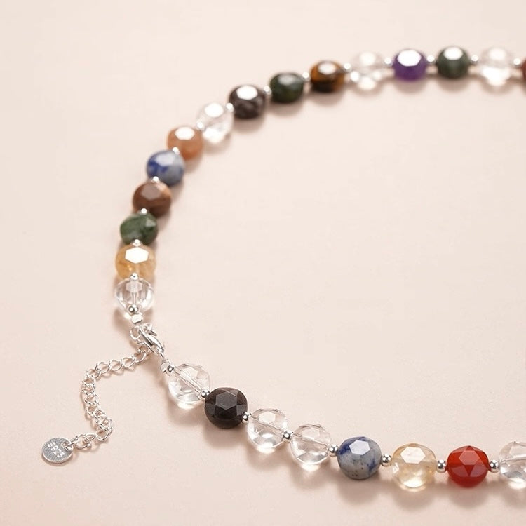 Kaleidoscope-Rainbow Crystal Necklace-03，HERMATYS