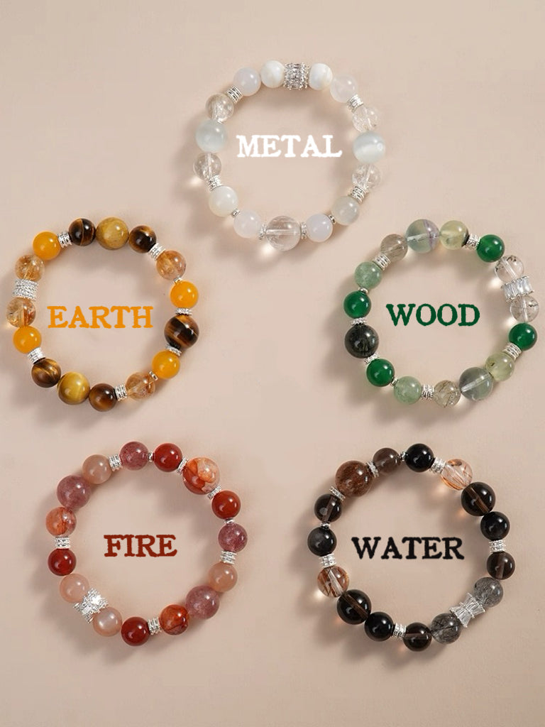 Five Elements Crystal Bracelet