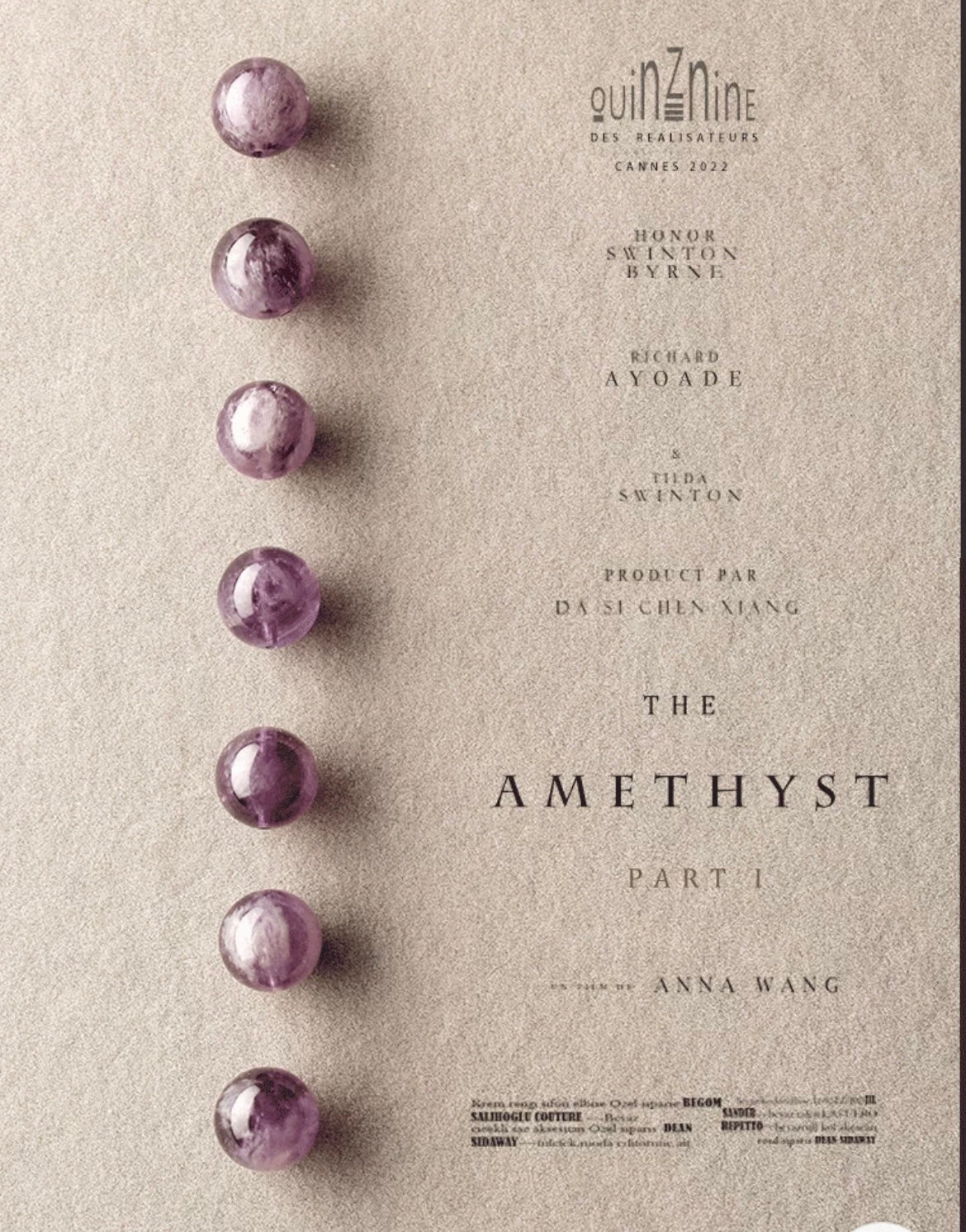 Square Agarwood - Amethyst Bracelet