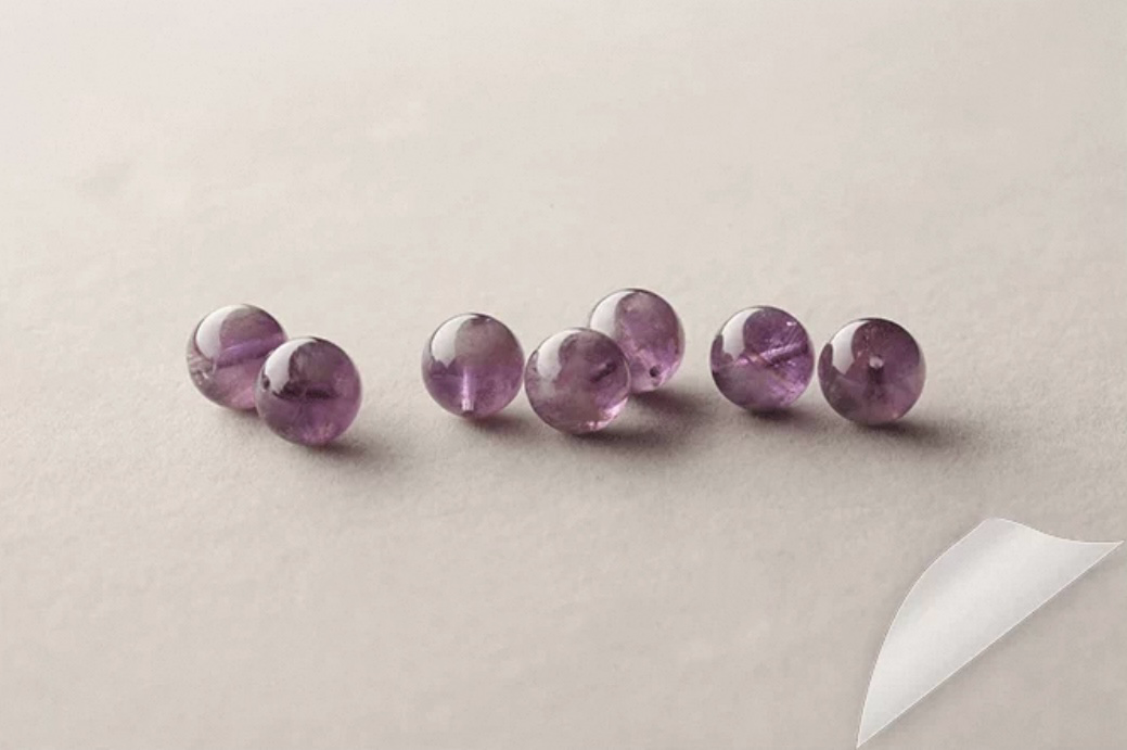 Square Agarwood - Amethyst Bracelet