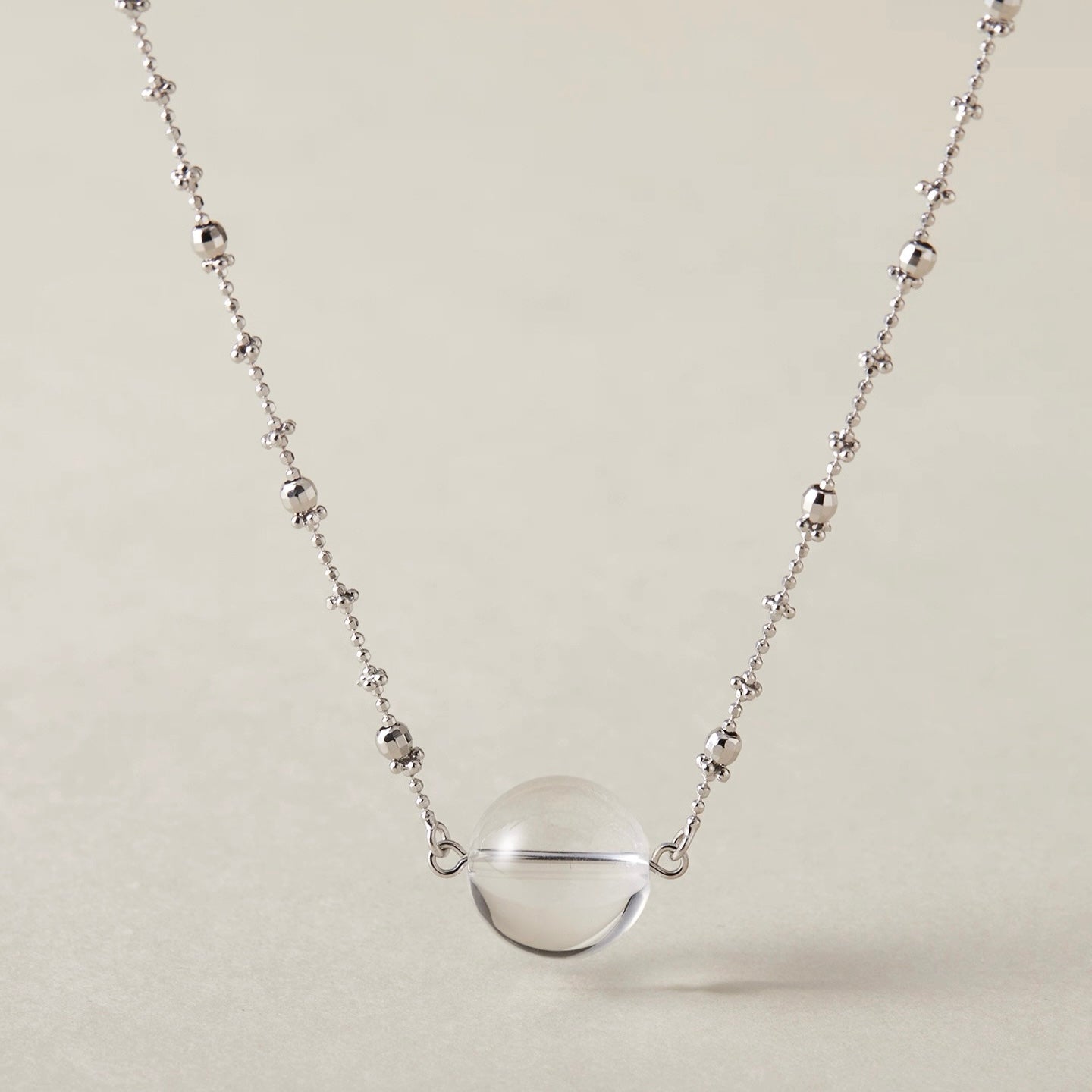 White Crystal Necklace,WhiteCrystalNecklace-3,HERMAYS