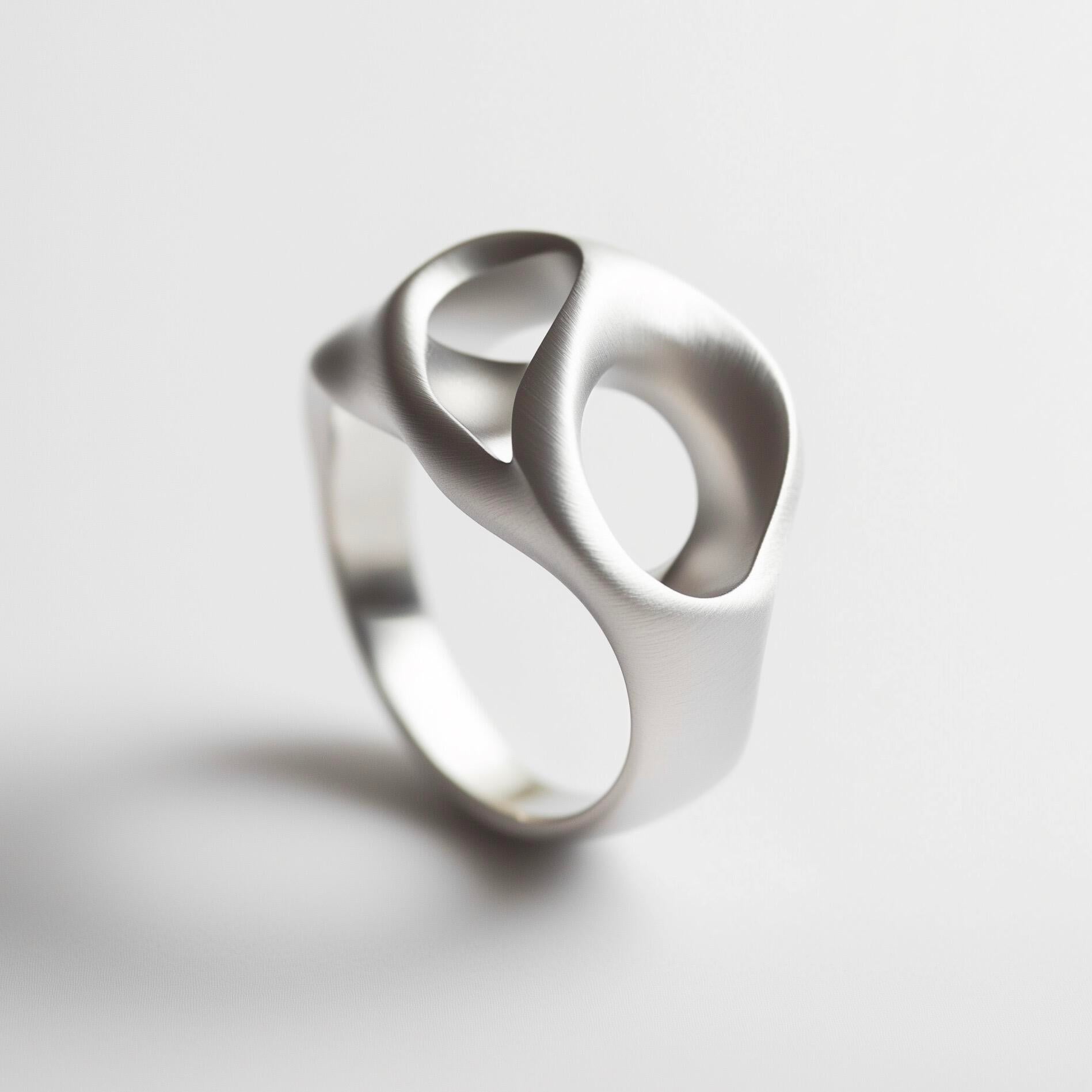 sterling silver ring， Design model， 
niche， hermays
